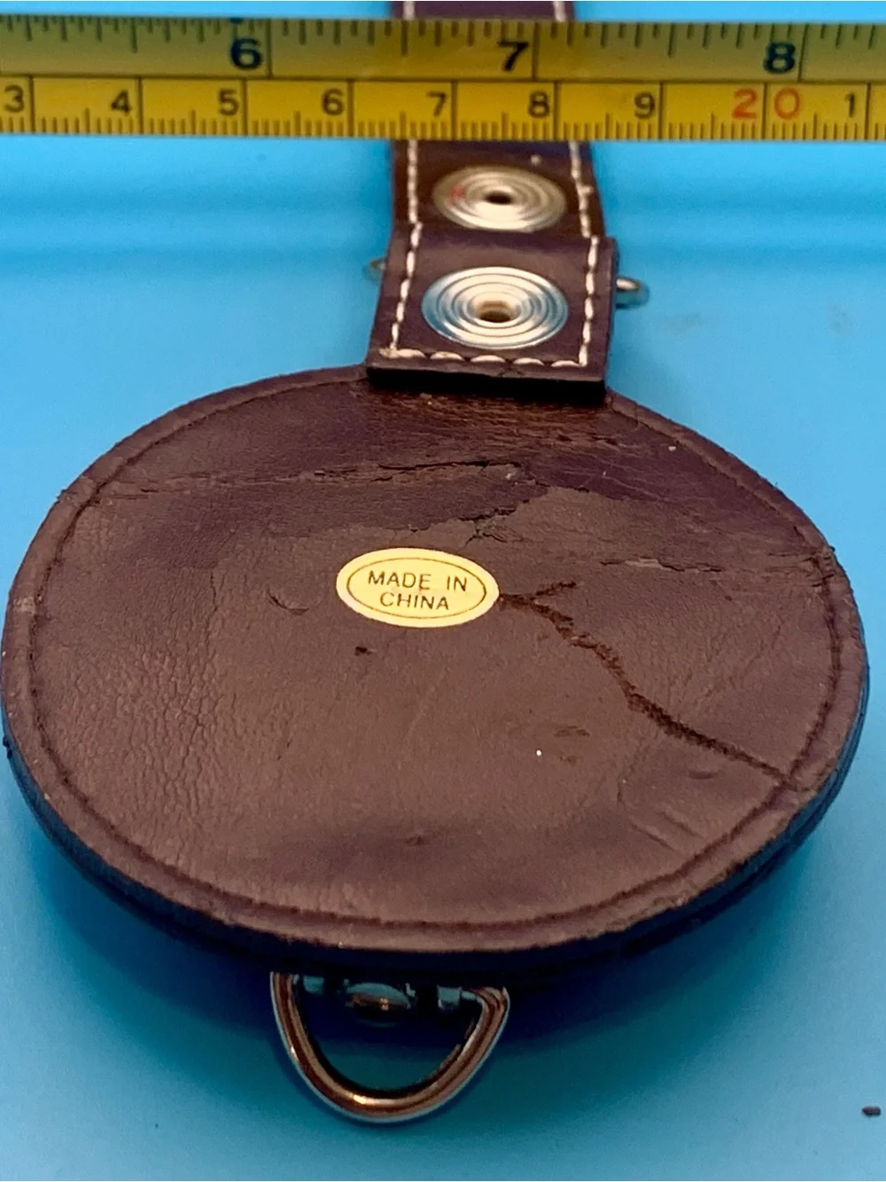 RAWLINGS Vintage Military Field Belt Loop Pocket Watch Holder Works New Battery
